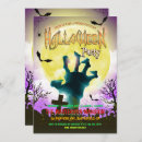 Search for graveyard halloween invitations Witch