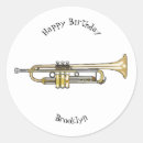Search for jazz stickers Brass instrument