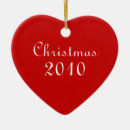 Search for 2010 christmas tree decorations Red