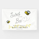Search for bee baby shower banners Sweet as can bee