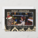 Search for zebra christmas cards Black