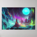 Search for alien landscape art Colorful