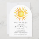 Search for here comes the son invitations Watercolor