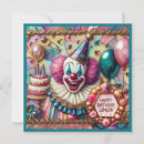 Search for clown birthday cards Vintage