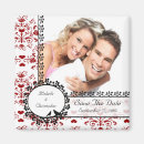 Search for chandelier save the dates Red