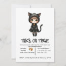 Search for cat halloween invitations Girl