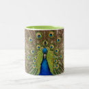 Search for peacock feathers mugs Bird