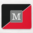 Search for red and black mouse mats Monogrammed