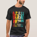 Search for awesome since 1971 tshirts April