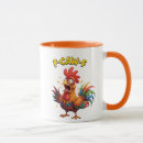 Search for funny chickens mugs Rooster