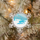 Search for white wolf christmas tree decorations Blue