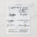 Search for signature postcards Writing