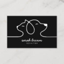 Search for black cat business cards Dog trainer