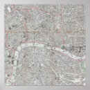 Search for vintage london map posters City