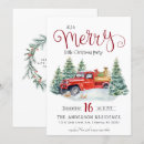 Search for red barn christmas invitations Country