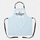 Search for pastel blue aprons Girly