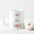 Search for floral arrangement mugs Pink flowers