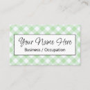 Search for chequered business cards Vintage