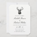 Search for deer wedding invitations Vintage