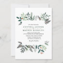 Search for holly wedding invitations Botanical