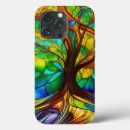Search for stained glass leaves iphone cases Colourful