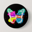 Search for butterfly red badges Illustration