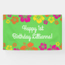 Search for hawaiian birthday banners Aloha