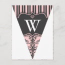 Search for damask pattern postcards Pink