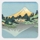 Search for vintage japanese art stickers Mount fuji