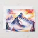 Search for snowy hill postcards Mountains