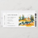 Search for italy save the dates Boarding pass