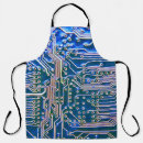 Search for computer chip aprons Closeup