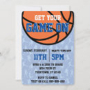 Search for basketball game invitations Blue