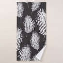Search for leaf pattern bath towels Palm