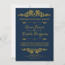 Search for gilded wedding invitations Classic