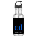 Search for guys water bottles Black