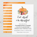 Search for eat drink be thankful invitations Watercolor