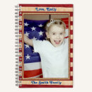 Search for red white and blue notebooks Stars and stripes