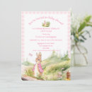 Search for rabbit baby girl shower invitations Vintage