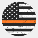 Search for orange flag stickers Thin orange line