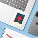 Search for retro atomic stickers Red