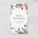 Search for purple flowers business cards Watercolor