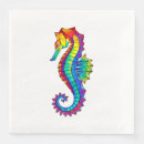 Search for seahorse napkins Rainbow