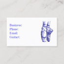 Search for toe business cards Dancer