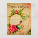 Search for vintage rose postcards French