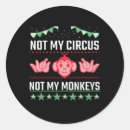 Search for not my monkeys stickers Circus