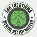 Search for the end stickers Mental health awareness