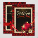 Search for damask christmas invitations Xmas