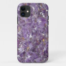 Search for purple crystal iphone cases Black
