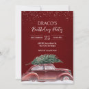 Search for vintage car birthday invitations Modern